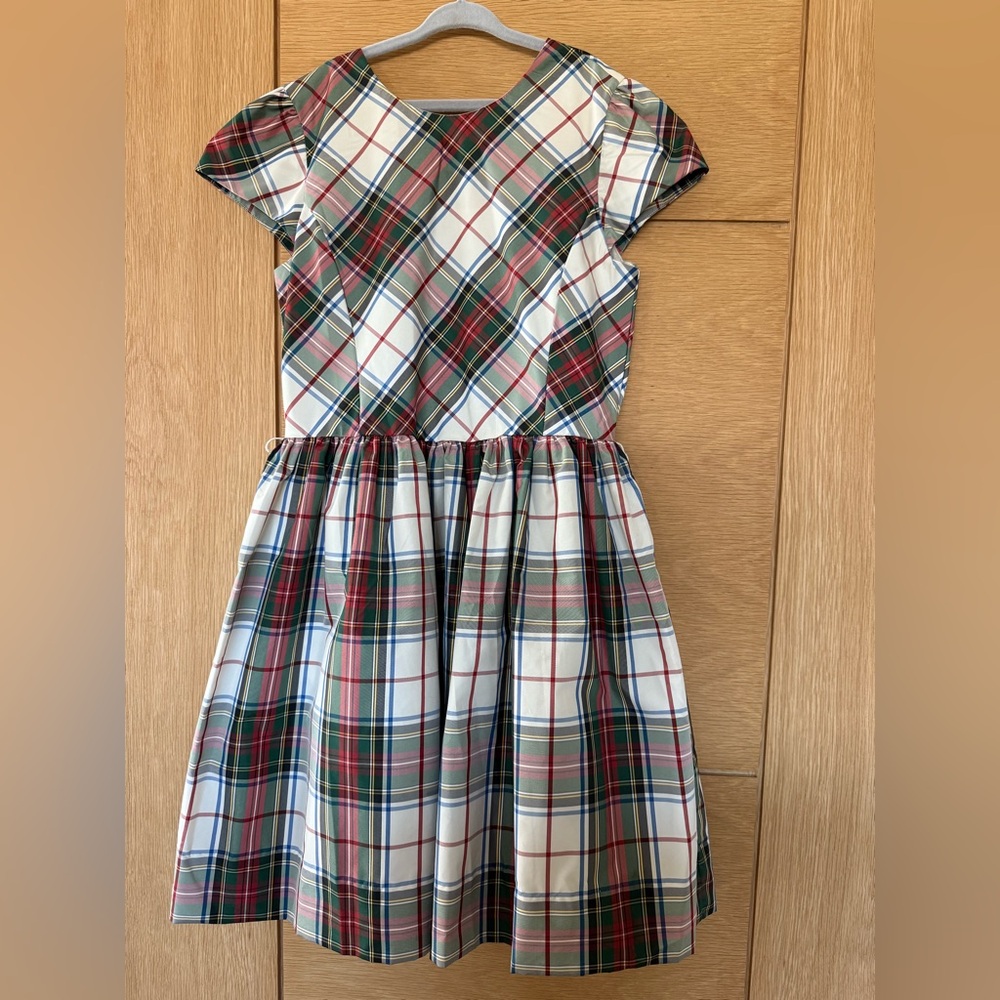 Polo by Ralph Lauren Plaid Dress in Red, Green, and White